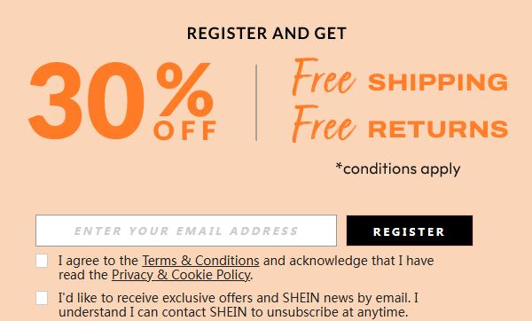 SHEIN Promo: Get 30% Off Your Order + Free Shipping